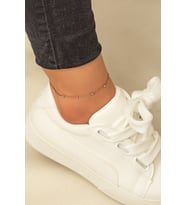 Dorica Halhal Rose Altın Kaplama 925 Ayar Gümüş Halhal Uvps800007