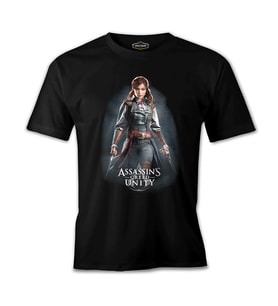 Assassin's Creed Unity - Elise Siyah Erkek Tshirt