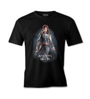 Assassin's Creed Unity - Elise Siyah Erkek Tshirt