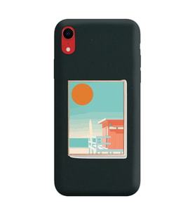 Siyah Lansman Telefon Kılıfı Iphone XR