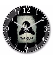 The Cure  Duvar Saati Bombeli Gercek Cam