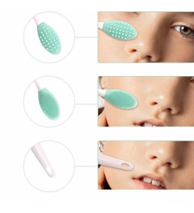 Pazariz 4 Adet Dudak Burun Fırçası Peeling Etkili Gözenek  Temizleyici