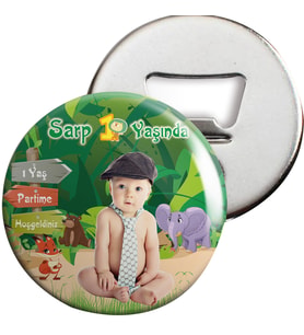 Ormanlı Safari Konsept Açacaklı Magnet Kişiye Özel