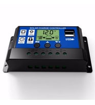 Solar Güneş Paneli Akü Şarj Kontrol Regülatörü 30 Amper-12V/24V (Karışık)