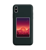 Siyah Lansman Telefon Kılıfı Iphone Xs Max