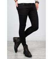 Siyah Skinny Fit-Ultra Dar Kesim Erkek Kot Pantolon 2004157