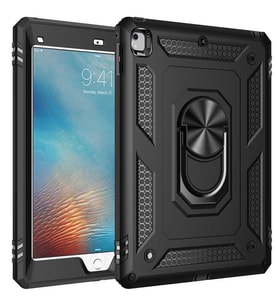 Apple iPad 9.7 2018 Kılıf Zore Tablet Vega Silikon Kılıf (Siyah)