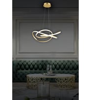 LunaLighting Modern Powerled Luxury Gold Led avize Ledli avize AD68-FGDD