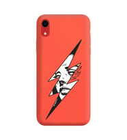 Iphone XR Flash Tasarımlı Turuncu Lansman Telefon Kılıfı