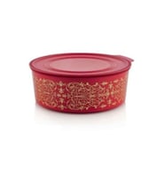 Tupperware Su Yuvarlak Kırmızı Kurabiye Kutusu - 1.5 lt