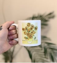 Ayçiçek Tasarımlı Kupa