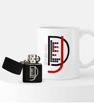 BK Gift Kişiye Özel DJ Temalı Çakmak ve Kupa Hediye Seti - 2