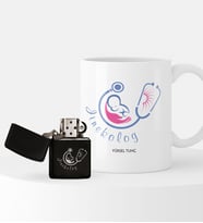 BK Gift Kişiye Özel Jinekolog Çakmak ve Kupa Seti - 2