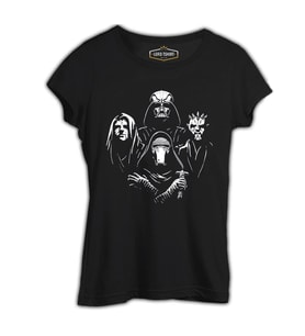 Star Wars - Kings Siyah Kadın Tshirt