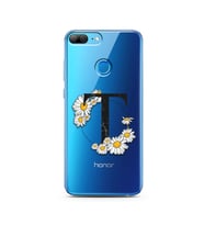 Papatya Harf Tasarım Süper Şeffaf Silikon Telefon Kılıfı Huawei Honor 9 Lite T-H