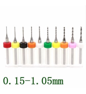 SCHULZZ 10 PARÇA 0.15 MM 1.05 MM MATKAP UCU KARBÜR DELME MİKRO (Karışık)