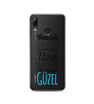 Belkide Tasarımlı Süper Şeffaf Silikon Telefon Kılıfı Huawei P Smart (2019)
