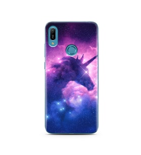 Unicorn Tasarımlı Süper Şeffaf Silikon Telefon Kılıfı Huawei Y6 Prime (2019)