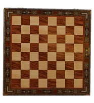 (Sadece Satranç Tahtası İsteyene)Gifthome,Büyük,El Yapımı,Masif,Ahşap,Gül,Sandıklı Satranç Tahtası (Çok Renkli)