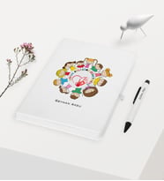 BK Gift Kişiye Özel Çocuk Gelişimi Öğretmeni Temalı Beyaz Defter Kalem Hediye Seti - 1