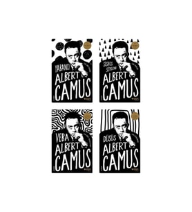 Albert Camus 4 Kitap Set Sisifos - Yabancı - Veba - Düşüş
