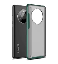 Microsonic Huawei Mate 40 Pro Kılıf Frosted Frame Yeşil