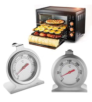 Analog Sıcaklık Ölçer 300° Fırın Termometresi Paslanmaz Çelik 
