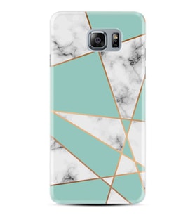 Kılıfland Samsung Galaxy Note 5 Kılıf Silikon Resimli Kapak Marble Mermer Prizma Stok 931