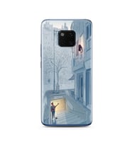 Serenat Tasarımlı Süper Şeffaf Silikon Telefon Kılıfı Huawei Mate 20 Pro