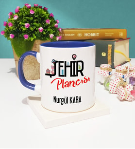 Şehir Plancısı Kupa Bardak Lacivert