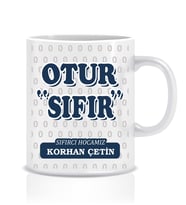 Otur Sıfır Kişiye Özel Kupa Bardak