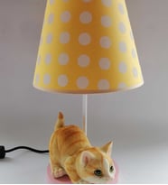 Kedi Tasarımlı Abajur