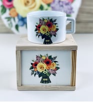 Ahşap Kutunda Best Mom Kupa Bardak