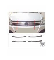 Opel Astra H Krom Ön Panjur 4 prç. 2004-2010 Arası P. Çelik