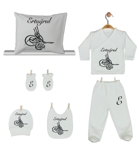Pia Baby Gl 1953-08 İsme Özel Yastık Zıbın Set