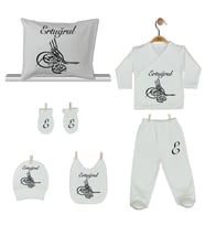 Pia Baby Gl 1953-08 İsme Özel Yastık Zıbın Set