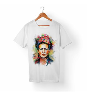 Frida Kahlo Çocuk Beyaz Tişört