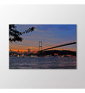 Arty Tablo Boğaz Köprüsü Tablo (Karışık)
