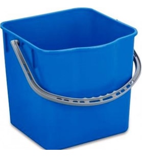 Temizlik Arabası Yedek Kovası 20 Litre Mavi