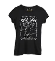 Guns N' Roses - Old Time Siyah Kadın Tshirt