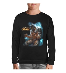 World of Warcraft - Cataclysm Siyah Çocuk Sweatshirt