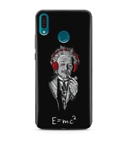 Einstein Tasarım Süper Şeffaf Silikon Telefon Kılıfı Huawei Y9 (2019)