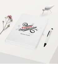 BK Gift Kişiye Özel Canım Öğretmenim Temalı Beyaz Defter Kalem Hediye Seti - 2