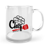 BK Gift Kişiye Özel Chef Cam Kupa Bardak  2