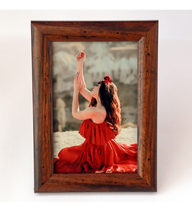 Dekoratif Fotoğraflı Kahve Çerçeve ( 10x15 )