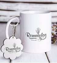BK Gift Kişiye Özel Mesleki Romatolog Beyaz Kupa ve Anahtarlık Hediye Seti (Model 1)