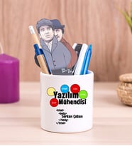 Yazılım Mühendisi Seramik Kalemlik