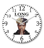 Tentacion Vida Longa Long Live Duvar Saati Bombeli Gercek Cam