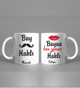 Kişiye Özel Bay&Bayan Haklı Kupası