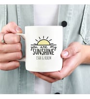 İsme Özel You Are My Sunshine Kupa (Beyaz)